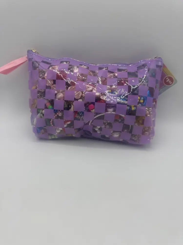 Mystery Bag Of Kids Costume Jewelry All Wearable Necklaces And Bracelets - Purple Bag