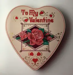 To My Valentine Candy Tin 1990s