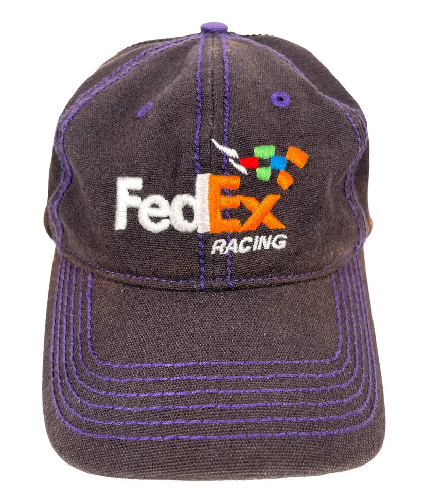 FedEx NASCAR Racing Hat 11 Denny Hamlin Joe Gibbs Racing Baseball Cap