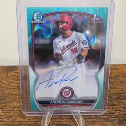 Andrew Pinckney bowman chrome aqua lava auto /199