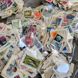 Bundle Of 100 Vintage Postage Stamps