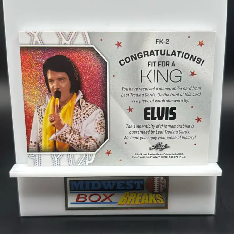 Elvis 31/45 Fit For A King Relic 2024 Leaf