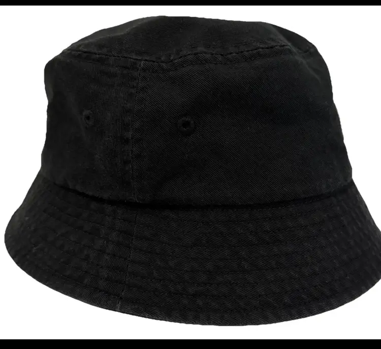 PUMA Brand Classic Logo Patch Black Y2K Bucket Hat