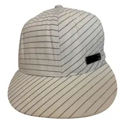 Billabong Slideback White Pinstripe Classic Fitted Hat - 6 7/8 - 7 1/4