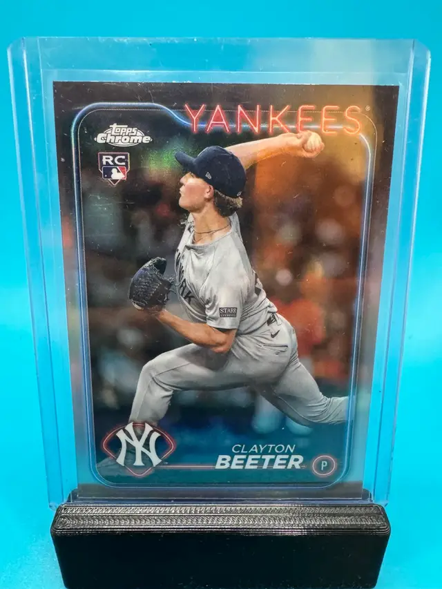 Clayton Beeter Topps Chrome Refractor RC New York Yankees
