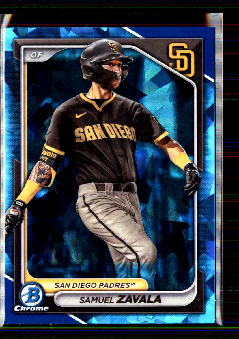 Samuel Zavala 2024 Bowman Chrome Sapphie #BCP-57 - San Diego Padres - (147-143)
