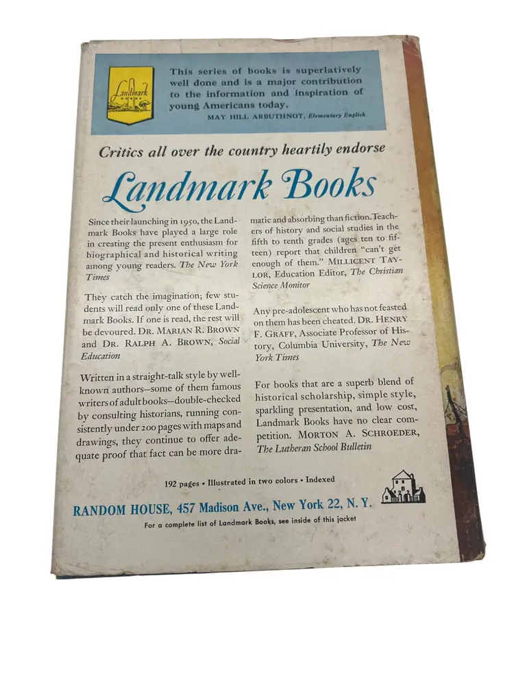 America's First World War Landmark 77 Henry Castor 1957 HC DJ WWI Random House