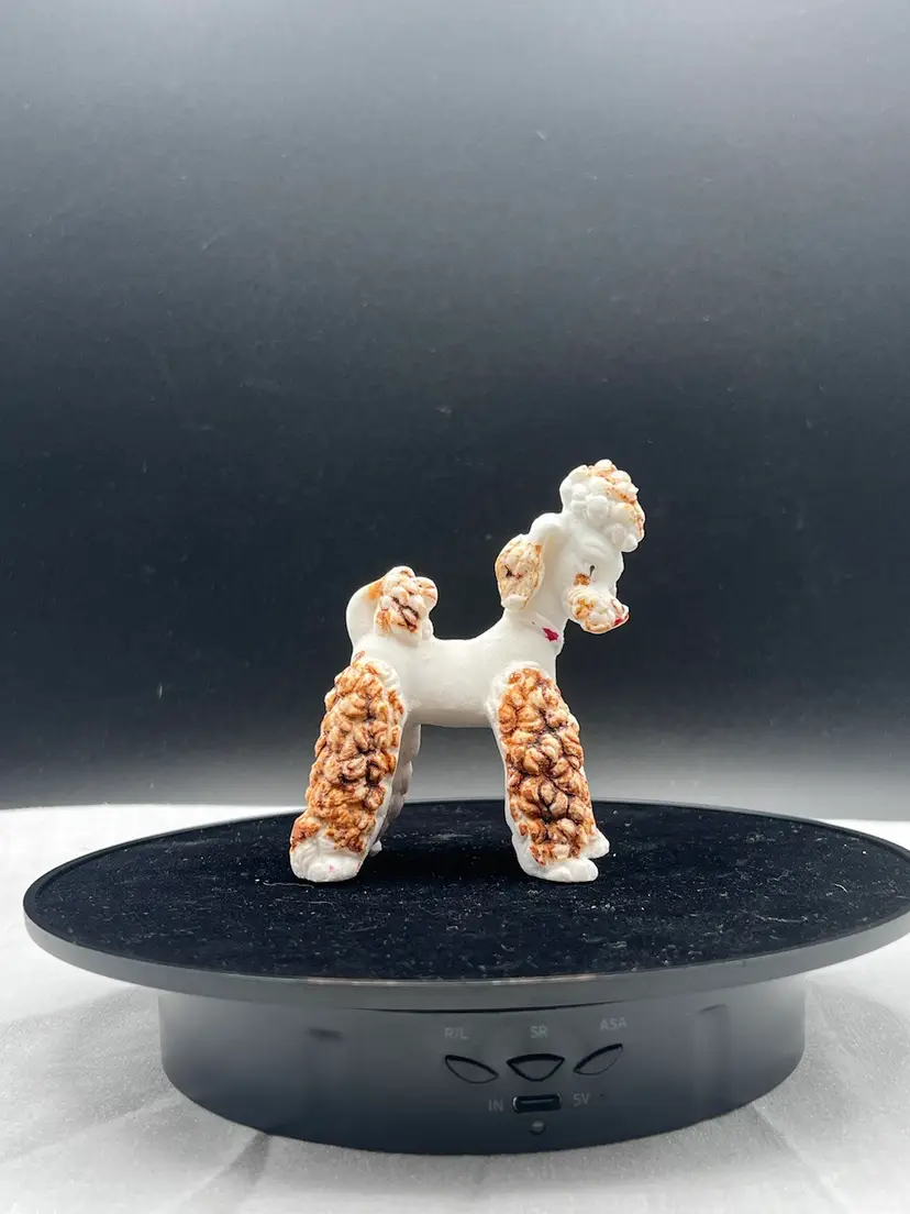 #1070B Vintage Italian Spaghetti Poodle Figurine