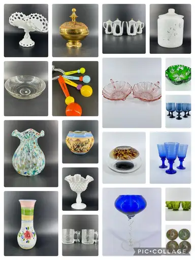 🎉VINTAGE VARIETY~Glass~Pottery~Glassware~Vases~Kitchenware And More With Attic On The Beach🎉