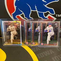2025 Topps Chrome Matt Shaw Lot Chicago Cubs