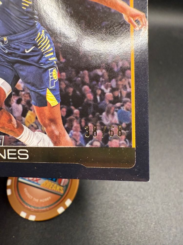 Kam Jones Black #/68 25-26 Topps NBA Indiana Pacers