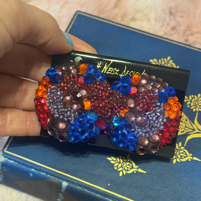 Vintage H Weisz Clip On Earrings