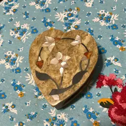 Vintage Inlayed Soapstone box