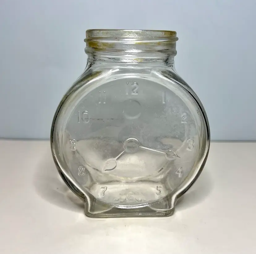 Vintage Nash’s Mustard Jar Happy Time Jar No Lid