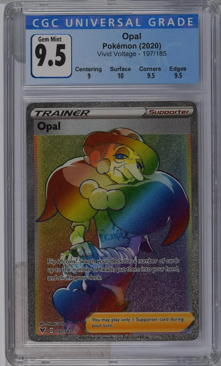 Opal Vivid Voltage 197/185 CGC 9.5 Pokemon 2020 English