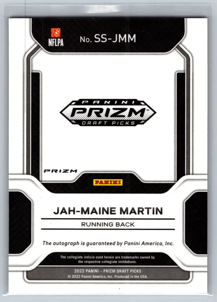 Jah-Maine Martin 2023 Prizm Draft Picks Sensational Red Ice Auto #SS-JMM