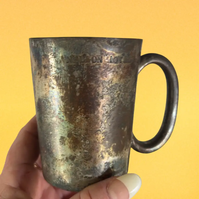 Silver Plated Cup Heavy Bottom