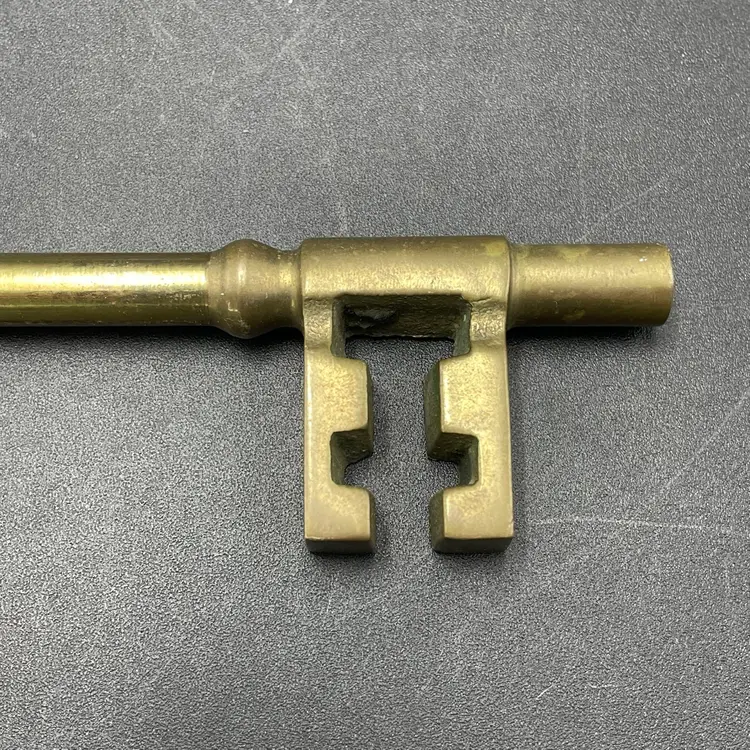 Solid Brass Skeleton Key Large Paperweight Vintage Home Decor