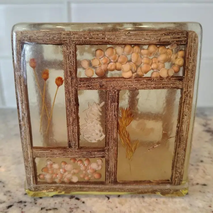 Acrylic Lucite Napkin Holder &  Spoon Rest MCM Vintage