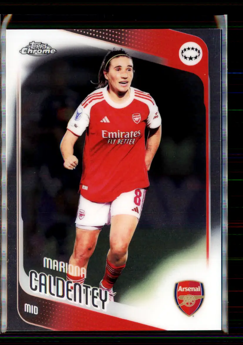 Mariona Caldentey 2025-26 Topps Chrome UEFA Women's Champions League #80 - (143) - Arsenal Women FC