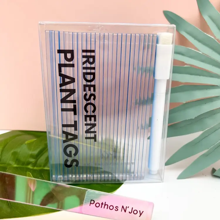 Iridescent Acrylic Plant Tags (Set of 25)