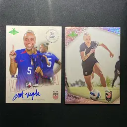 M.A. Vignola 1st Cap Auto & 2022 Parkside Shimmer #34 - Angel City - USWNT - Women’s Soccer