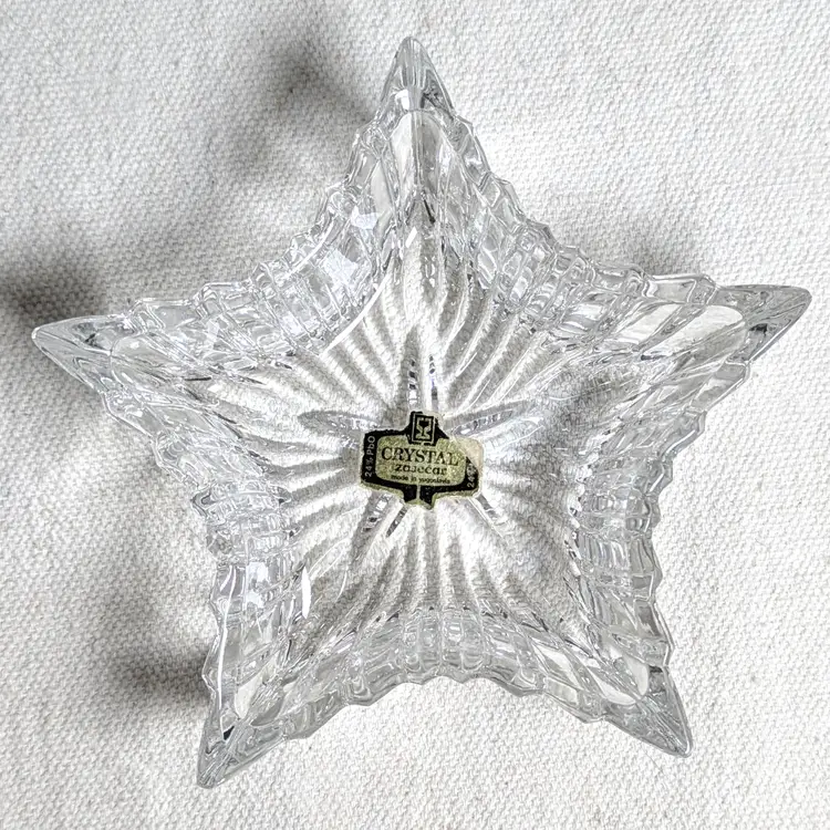 Crystal Star-Shaped Trinket Dish