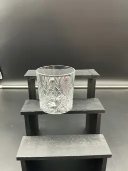 Woodford Reserve cut glass tumbler/rocks glass