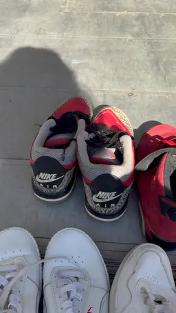 Lot Of 7 Pairs Of Preowned Shoes Nike Air Jordan Puma Etc