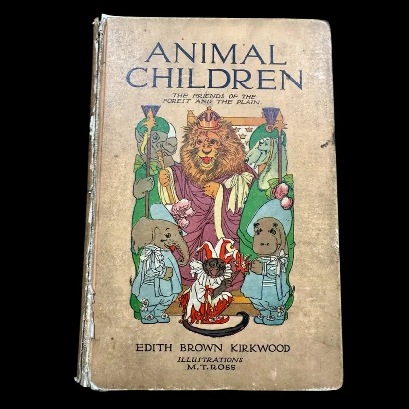 Animal Children; The Friends Of The Forest And The Plain - Hardcover Book - 1913