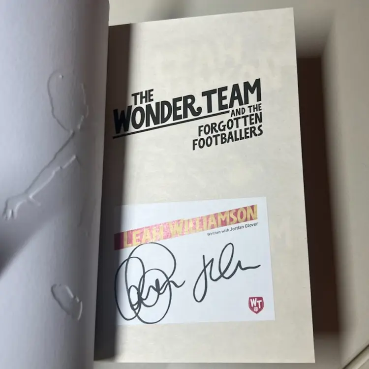 Leah Williamson - The Wonder Team And The Forgotten Footballers Book Autographed Signed Copy