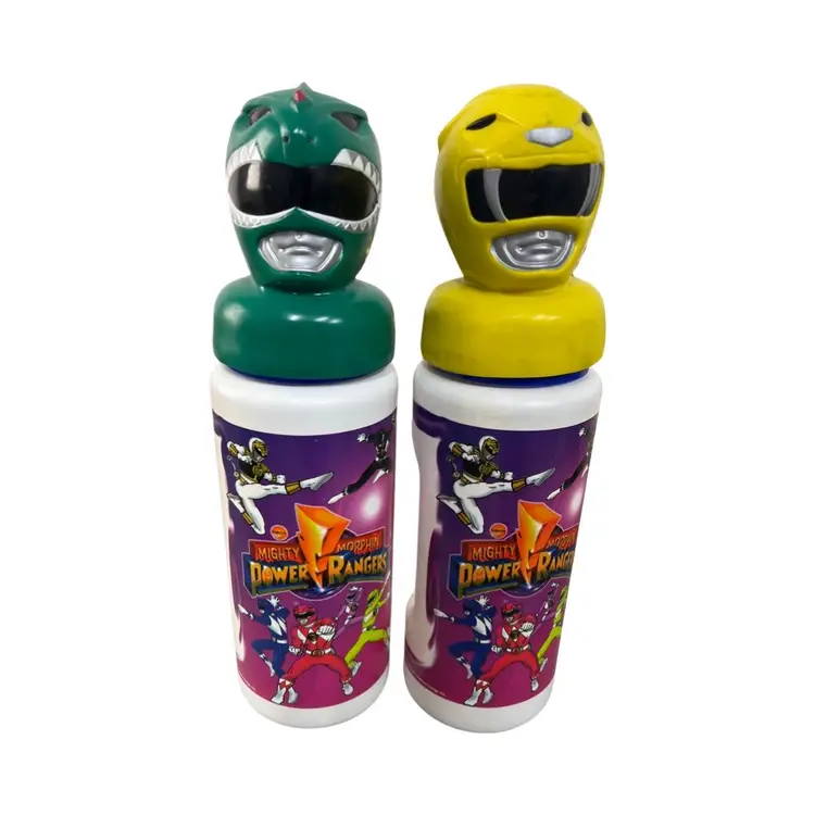 Vintage Mighty Morphine Power Rangers Sip Plastic Travel Cups