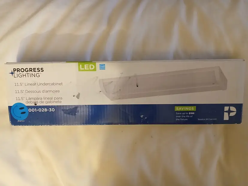 Progress Lighting P700001-028-30 Hide-a-Lite V Undercabinet 11.5 inch White