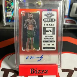 Anthony Hernandez Red Rookie ticket Auto In Mag Holder