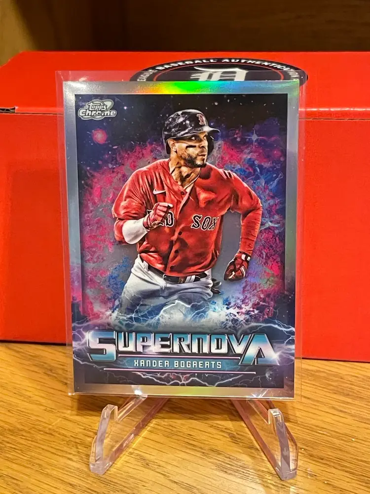 Supernova Xander Bogaerts 2022 Cosmic Chrome SN-20 - Boston Red Sox 