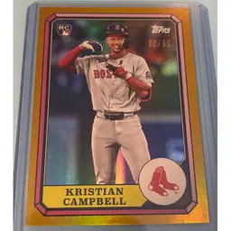 Kristian Campbell Rookie Gold /50 Boardwalk And Baseball Topps Archives