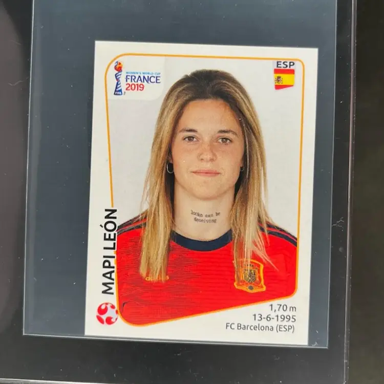 Mapi Leon 2019 Panini Women’s World Cup Sticker Spain Card