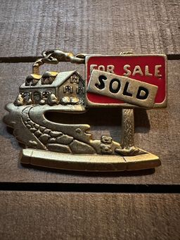 AJC Signed Vintage For Sale/Sold Gold-tone Brooch