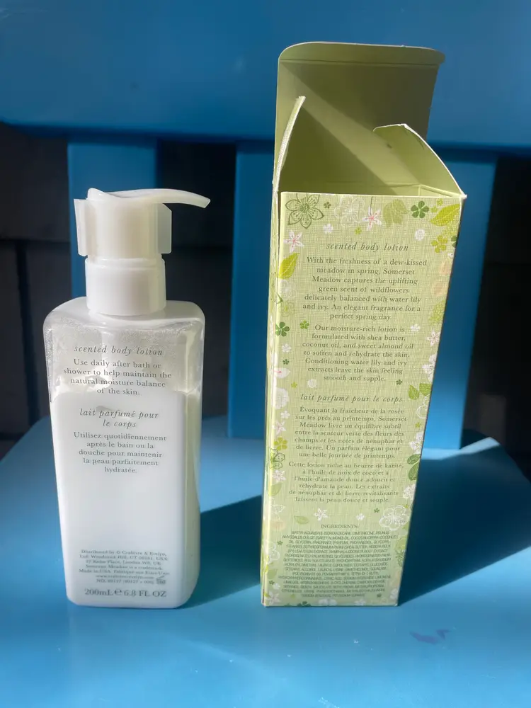 Crabtree & Evelyn Somerset Meadown Scented Body Lotion 6.8 Oz New