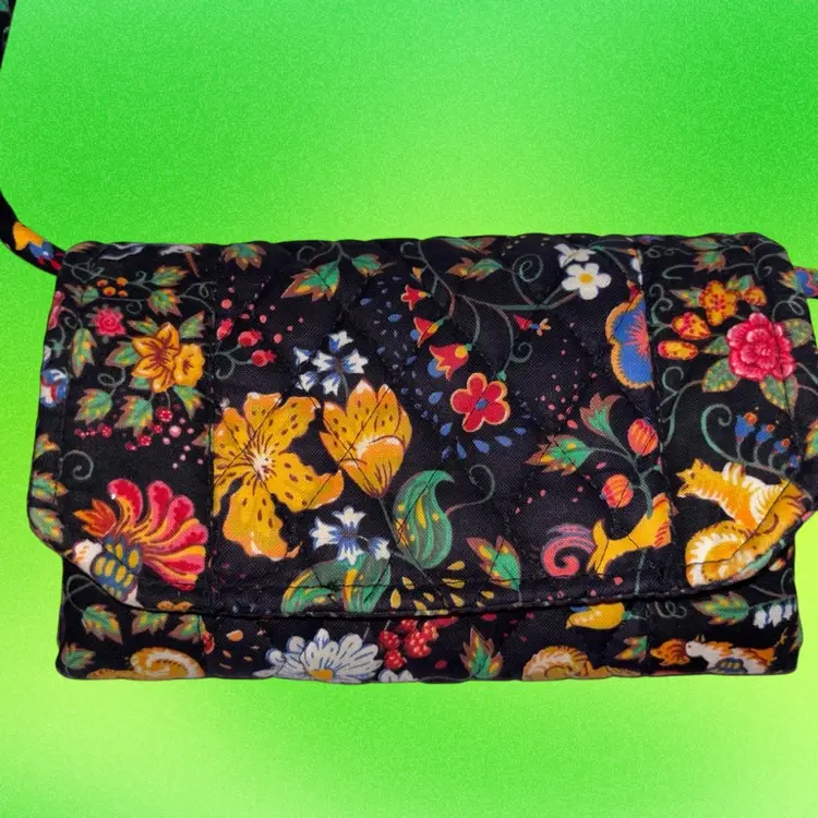 Vera Bradley Quilted Wallet/Crossbody