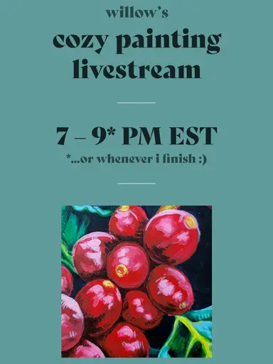 cozy painting stream – 11/22