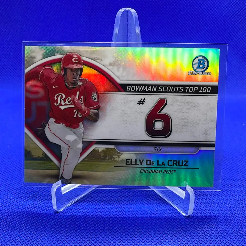 2023 Bowman Scouts Top 100 #6 Elly De La Cruz Cincinnati  Reds
