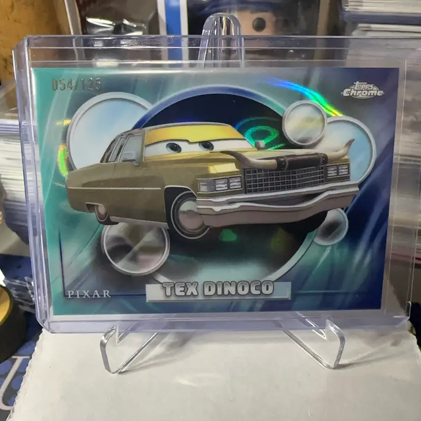 Tex Dinoco Topps Chrome Disney /125!