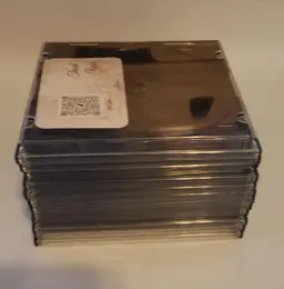 STANDARD Black CD Jewel Case Lot of 12 Pre-Owned