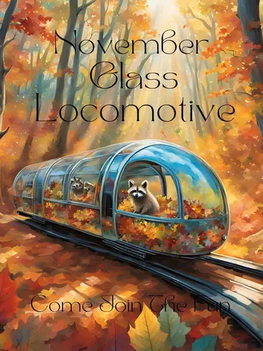 November Glass Locomotive On Niknax.net With Jenikay