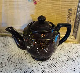 1940's Vintage Brown Betty Redware Teapot From Japan