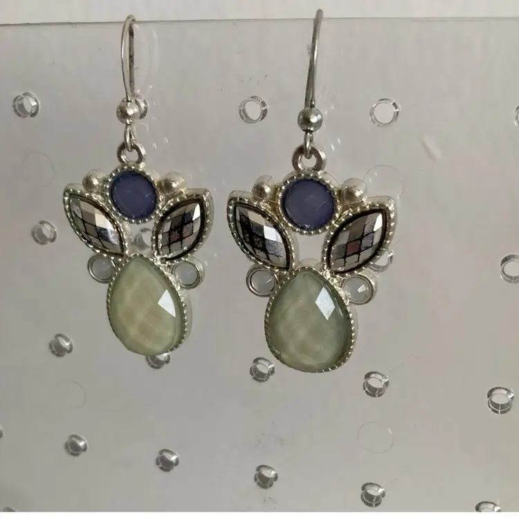 Mixed Media Christmas Angel Earrings