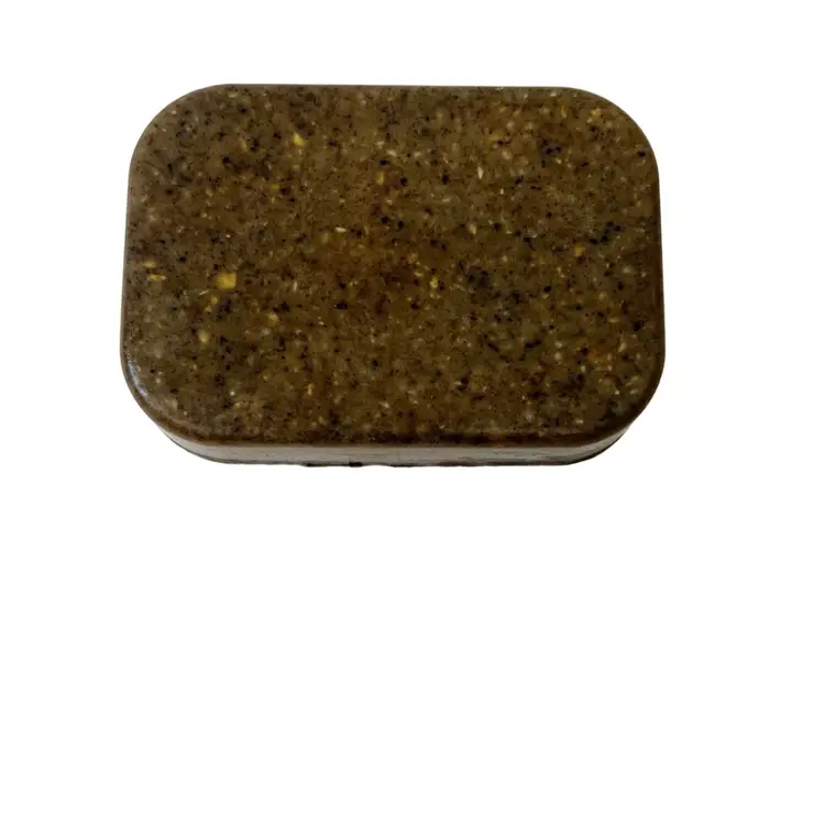Oatmeal, Coffee Poppyseed Face Scrub Bar.