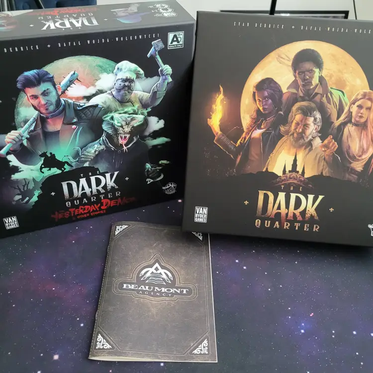 The Dark Quarter (Kickstarter Edition) + Stretch Goals + Metal Coins & Tokens