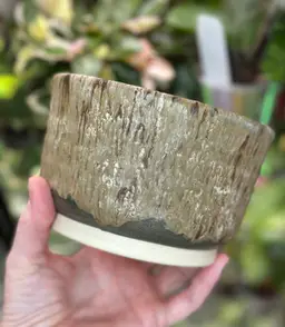 #23 Handmade pot, no drainage 5 inch heavy